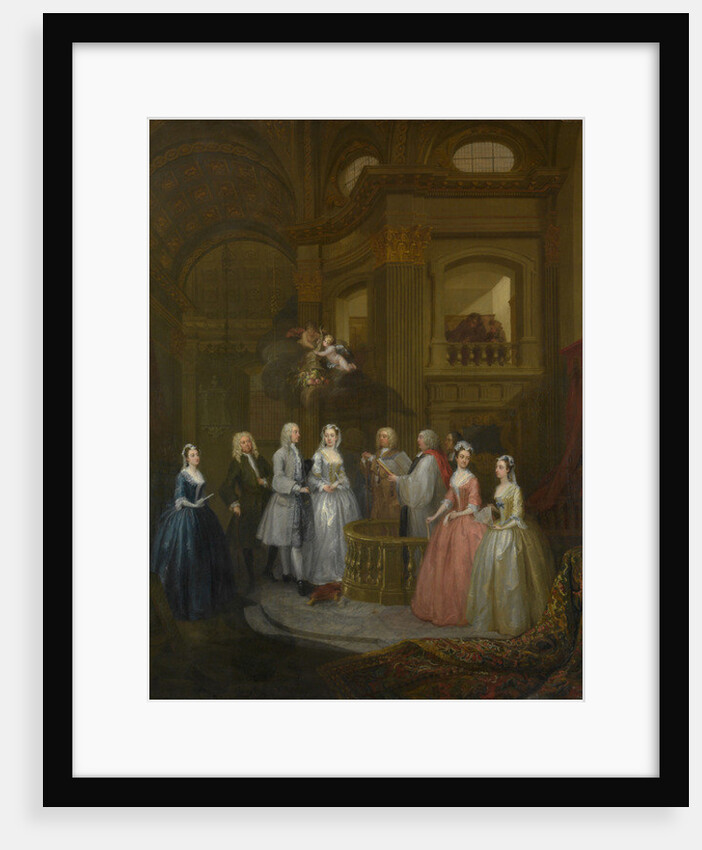 The Wedding of Stephen Beckingham and Mary Cox, 1729 by William Hogarth