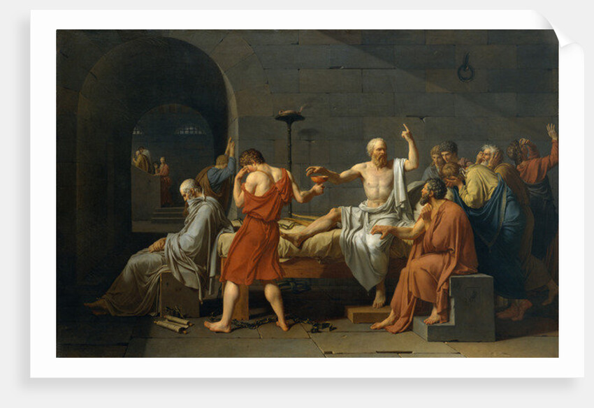 The Death of Socrates, 1787 by Jacques Louis David