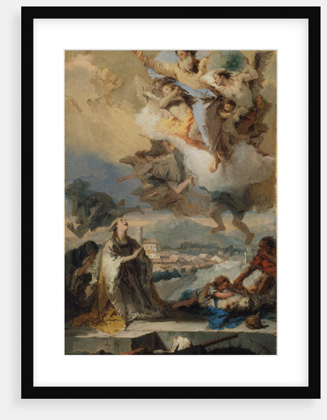 Saint Thecla Praying for the Plague-Stricken, 1758-59 by Giovanni Battista Tiepolo