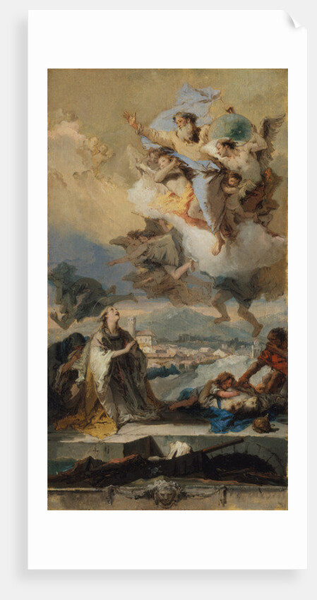 Saint Thecla Praying for the Plague-Stricken, 1758-59 by Giovanni Battista Tiepolo