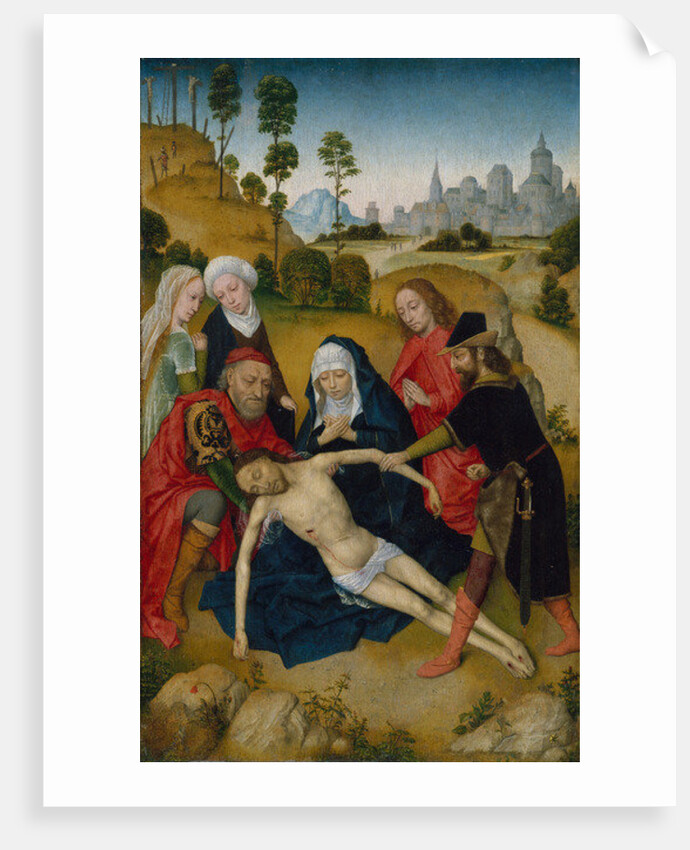 The Lamentation, 1470s by Simon Marmion