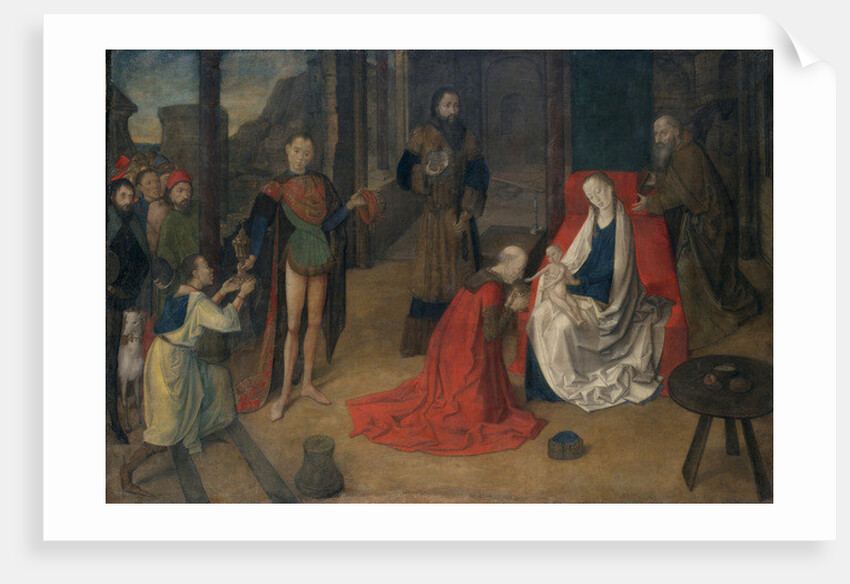 Adoration of Magi, 1465 by Joos van Wassenove