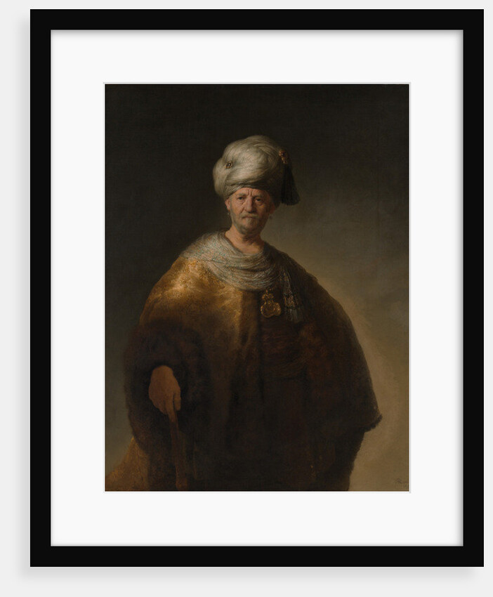 Portrait of an Oriental Man, The Noble Slav, 1632 by Rembrandt Harmensz. van Rijn