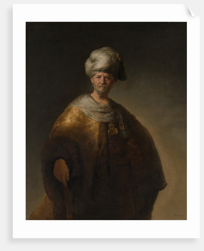 Portrait of an Oriental Man, The Noble Slav, 1632 by Rembrandt Harmensz. van Rijn