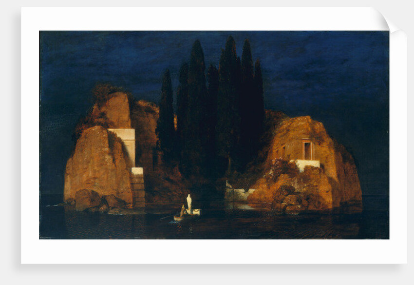 Isle of the Dead, second version, 1880 by Arnold Bocklin