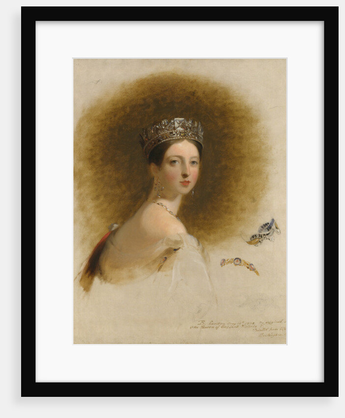 Portrait of Queen Victoria, 1838 by Thomas Sully