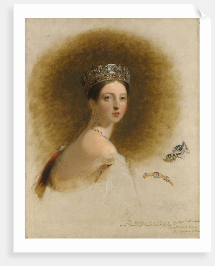 Portrait of Queen Victoria, 1838 by Thomas Sully