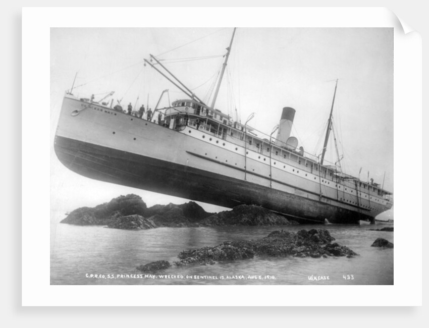 S.S. Princess May wrecked on Sentinel Island, Alaska, August 5, 1910 by Anonymous
