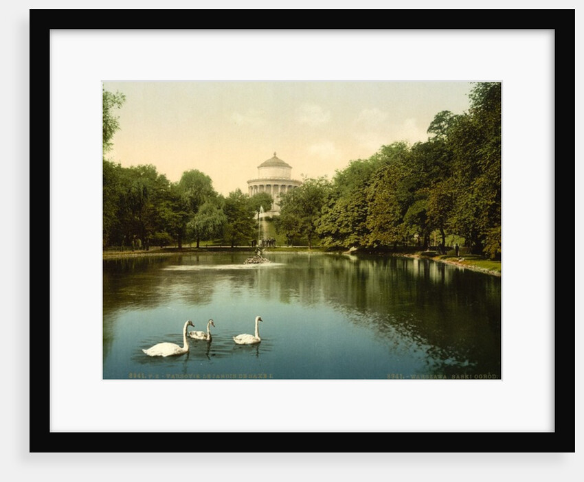 The Saxe Garden, Warsaw, Russia, c.1890-c.1900 by Anonymous