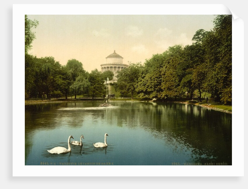 The Saxe Garden, Warsaw, Russia, c.1890-c.1900 by Anonymous