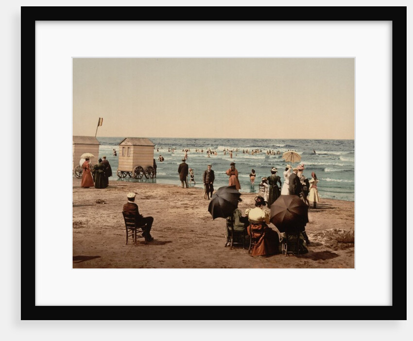 The beach, Blankenberghe in Belgium, c.1890-c.1900 by Anonymous