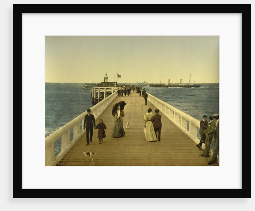 Pier, Ostend, Belgium, c.1890-c.1900 by Anonymous