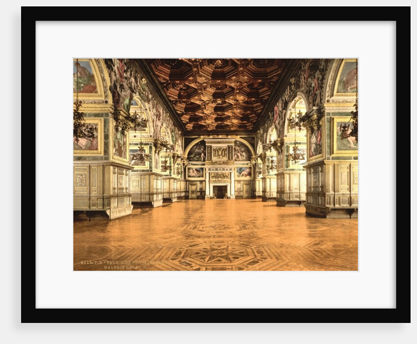 Gallery of Henry II, Fontainebleau Palace, France, c.1890-c.1900 by Anonymous