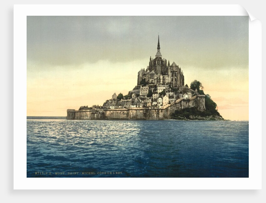 East coast at high water, Le Mont St. Michel, France by Anonymous