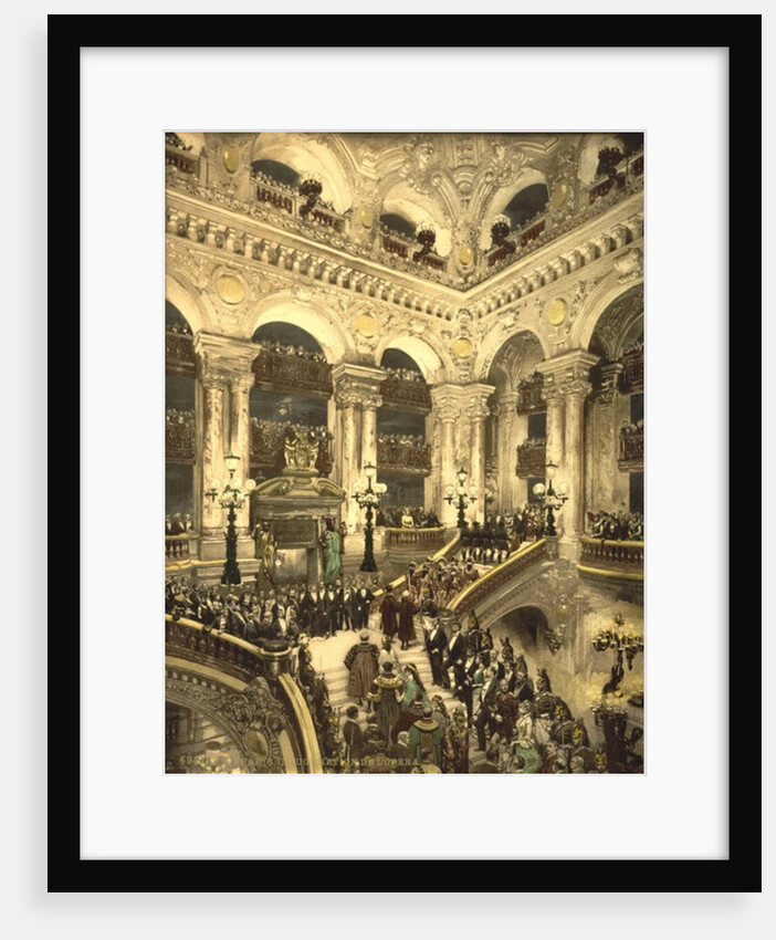 The inauguration of the opera. The Opera House, Paris, France, c.1890-c.1900 by Anonymous