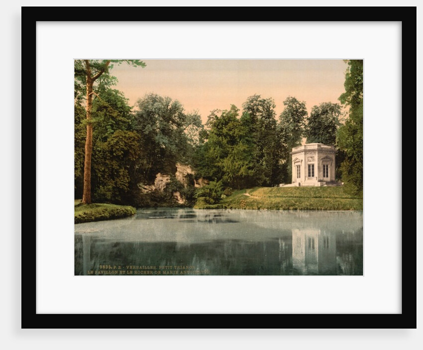 Petit Trianon, the Pavillion and the Rock of Marie Antoinette, Versailles, France, c.1890-1900 by Anonymous
