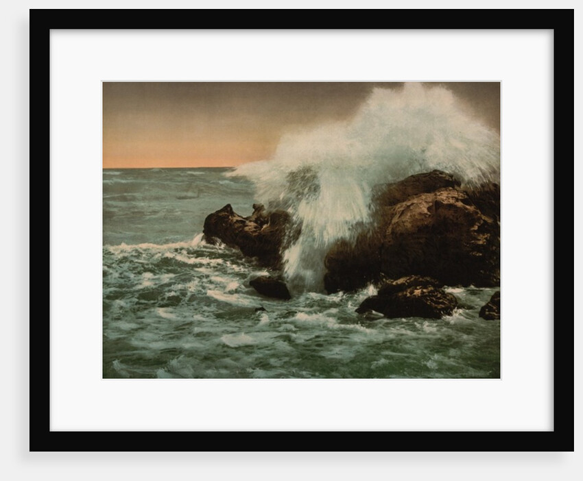 Surf view, Ventimiglia, Riviera, c.1890-1900 by Anonymous