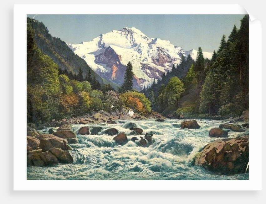 Gorge of the Lütschine River, Bernese Oberland, Switzerland, c.1890-c.1900 by Anonymous