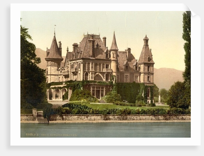 Thun, Shadau Castle, Bernese Oberland, Switzerland, c.1890-c.1900 by Anonymous