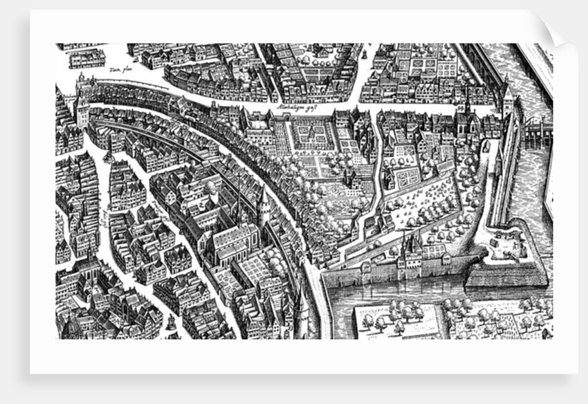 Frankfurt am Main, 1628 by Matthaus the Elder Merian
