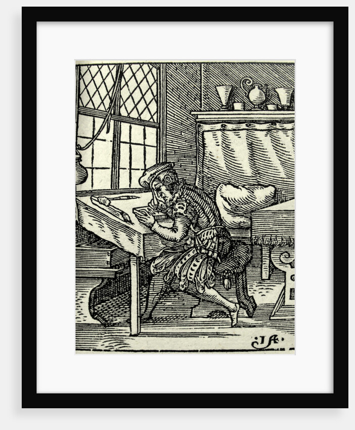 The Woodblock cutter, 1568 by Jost Amman