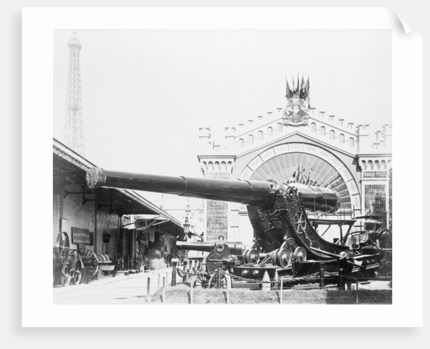 Cannons at the Paris Exposition, 1889 by Anonymous
