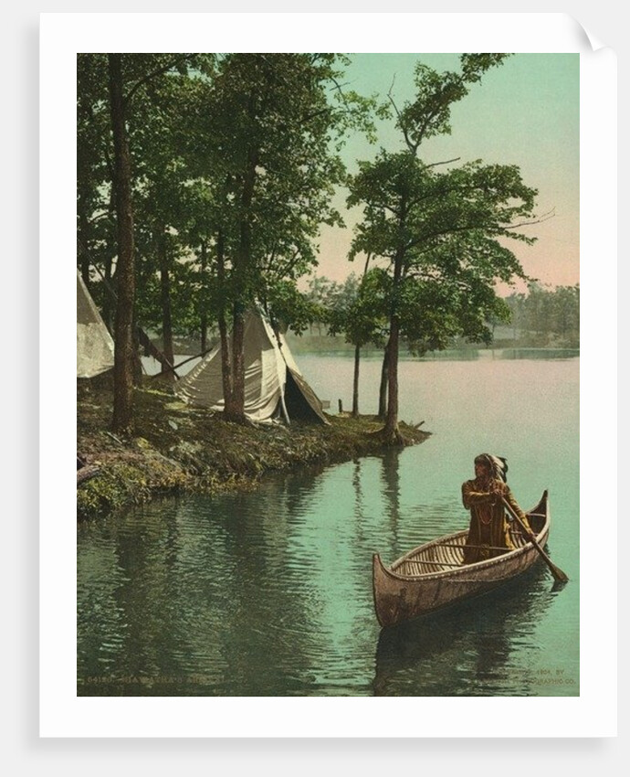 Hiawatha's arrival, c.1904 by Anonymous