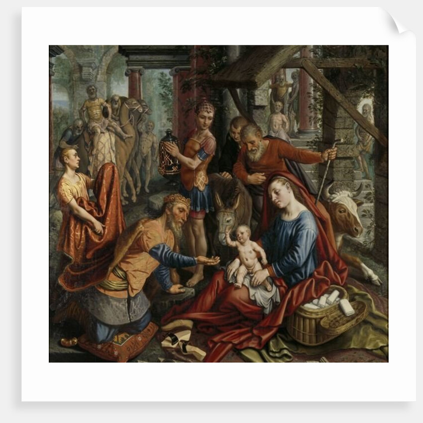 The Adoration of the Magi, central panel, c.1560 by Pieter Aertsen