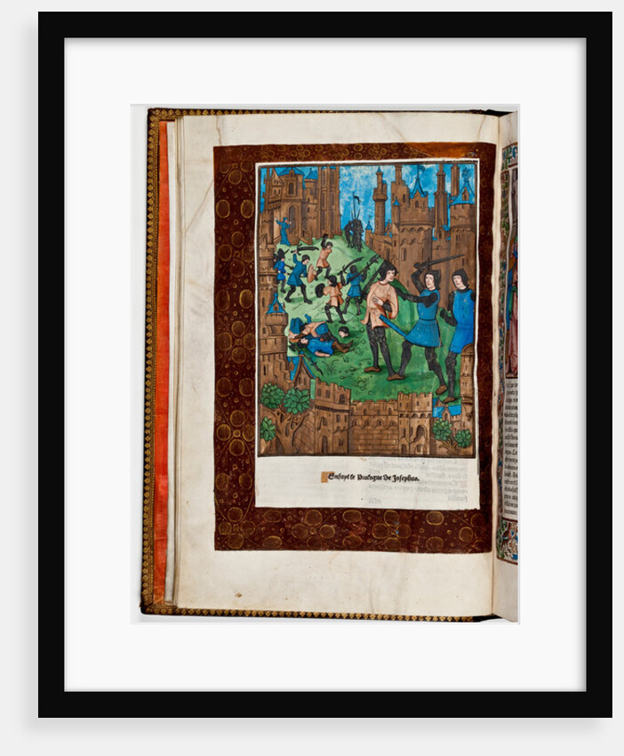 Street fighting in Jerusalem, 1st century AD by French School