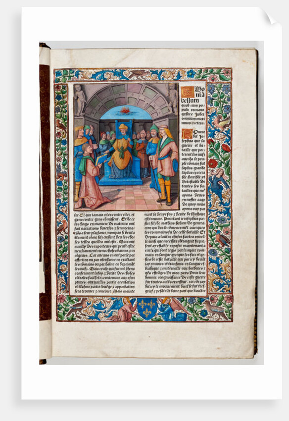 Josephus presents his book to the Emperor Vespasian, 1st century AD by French School