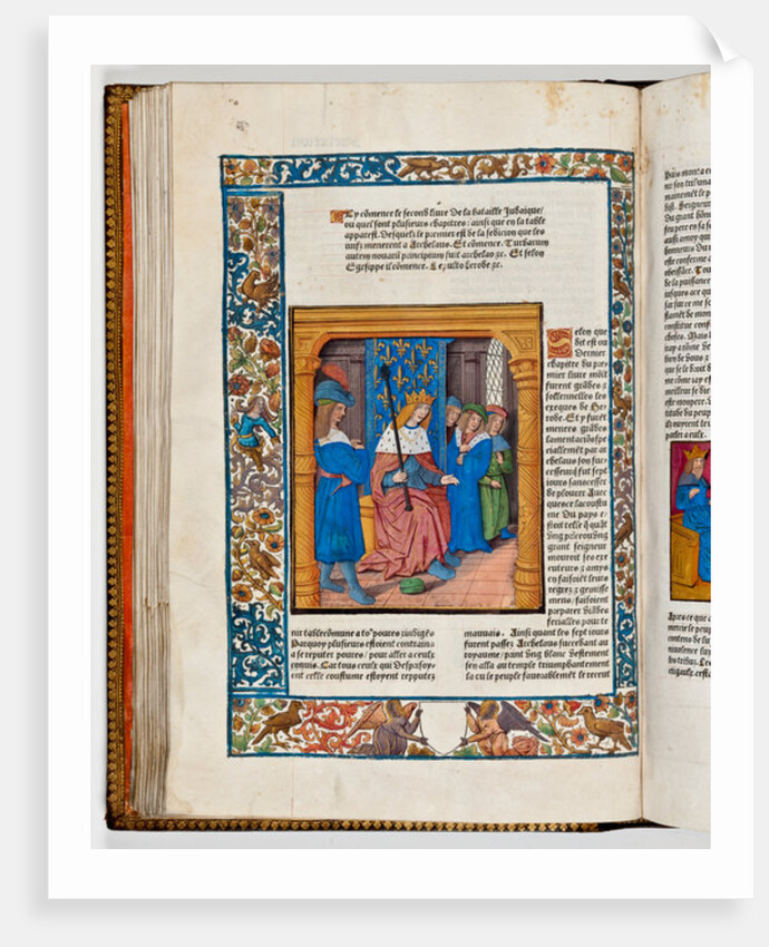 Archelaus on the throne after the death of his father Herod the Great, 4 BC by French School