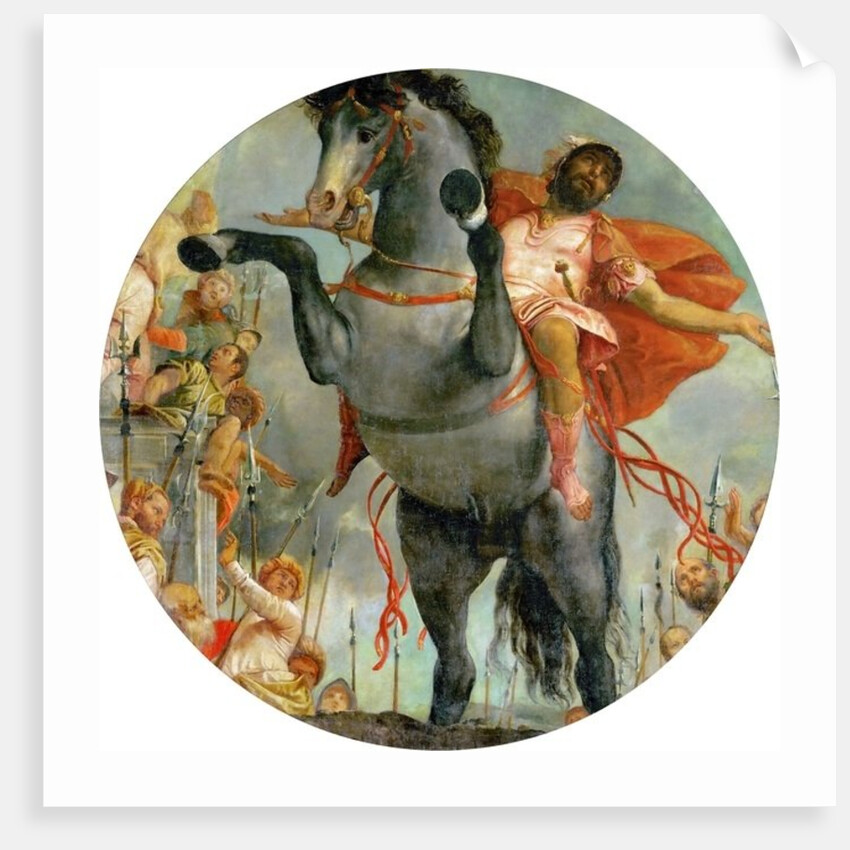 The Sacrificial death of Marcus Curtius, c.1550-2 by (1528-88) Veronese