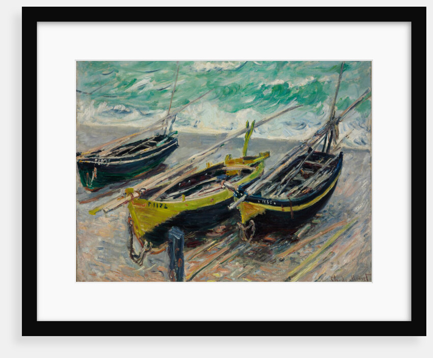 Three Fishing Boats, 1886 by Claude Monet