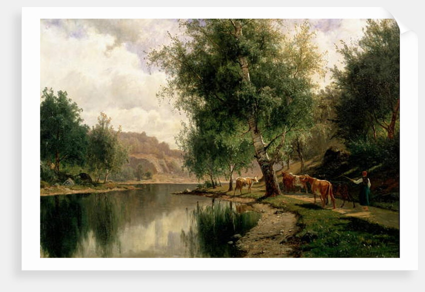 Summer Landscape, 1877 by Edward Bergh