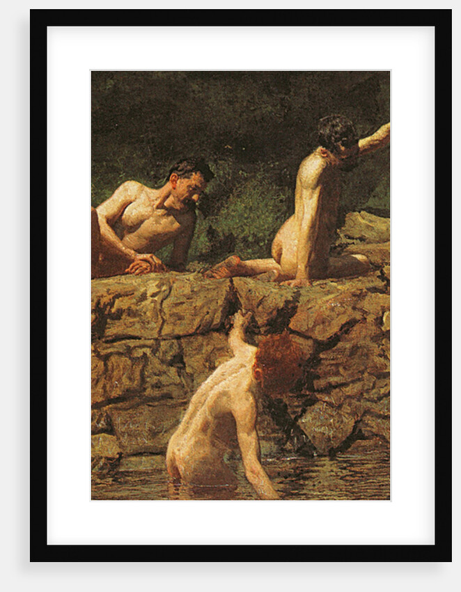 Swimming Hole, 1885 by Thomas Cowperthwait Eakins