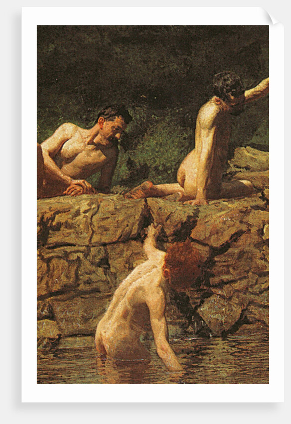 Swimming Hole, 1885 by Thomas Cowperthwait Eakins