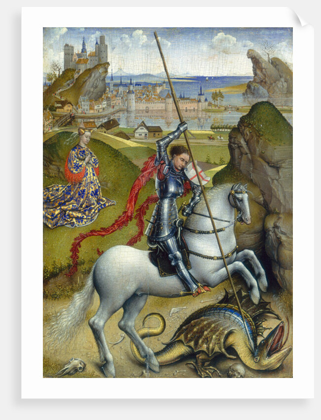 St. George and the Dragon, c.1432/1435 by Rogier van der Weyden