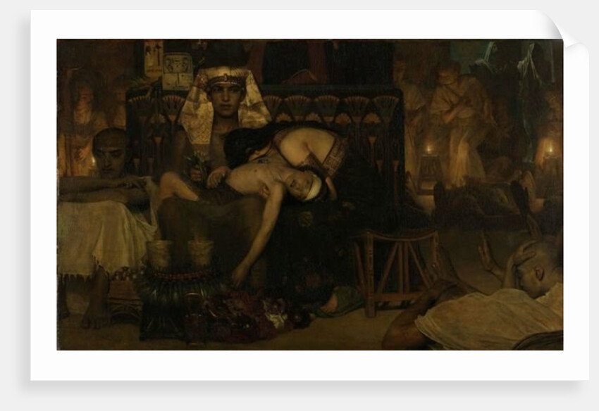 The Death of the Pharaohs Firstborn Son, 1872 by Lawrence Alma-Tadema