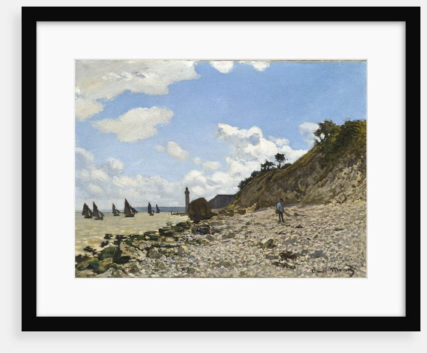 The Beach at Honfleur, 1864-1866 by Claude Monet