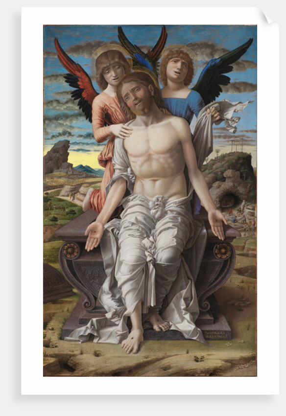 Christ as the Suffering Redeemer, 1495-1500 by Andrea Mantegna