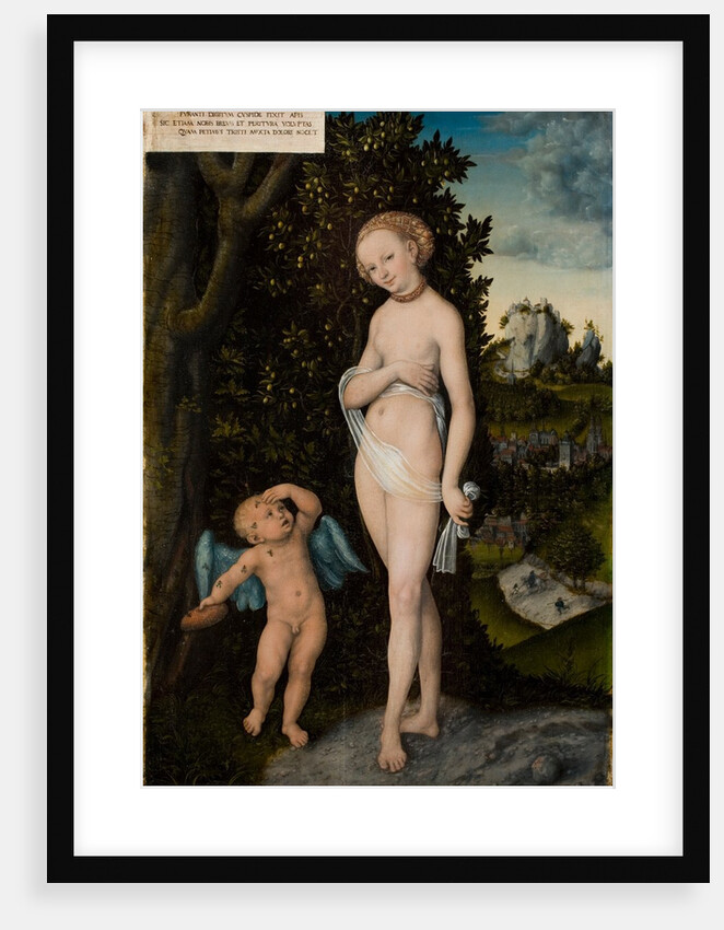 Venus with Cupid Stealing Honey, 1530 by Lucas the Elder Cranach