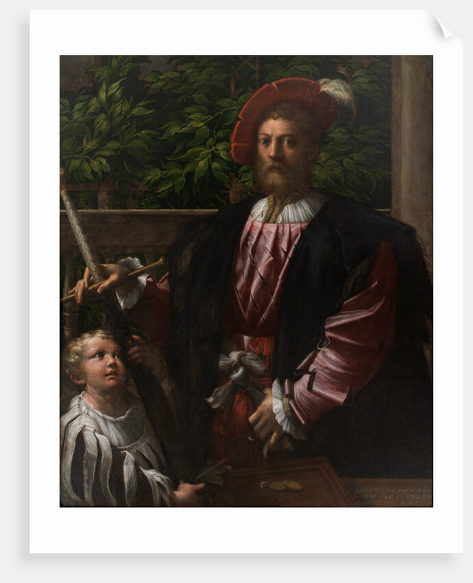 Portrait of Lorenzo Cybo, 1523 by Parmigianino