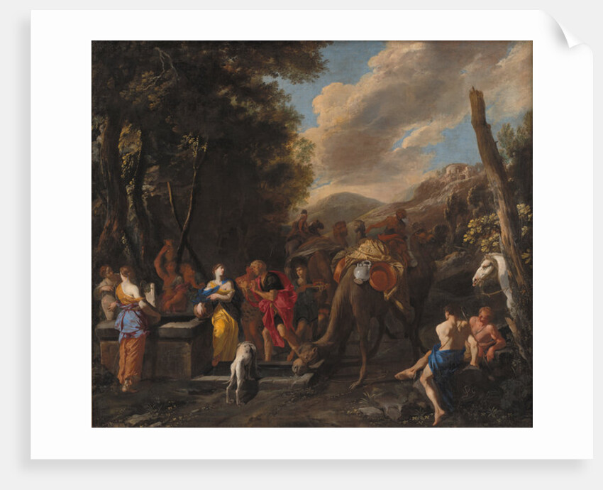 Rebecca and Eliezer at the Well, 1627-1679 by Domenico Gargiulo