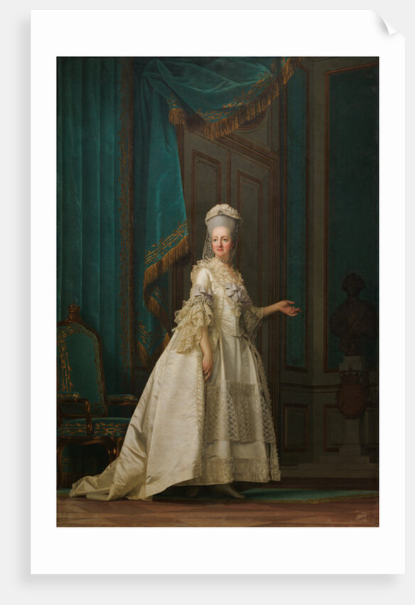 The Dowager Queen Juliane Marie of Denmark, 1776 by Vigilius Erichsen