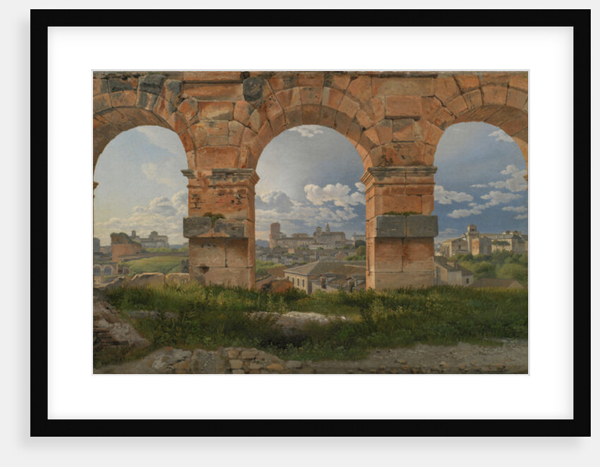 A View through Three of the North-Western Arches of the Third Storey of the Coliseum in Rome, 1815 by Christoffer-Wilhelm Eckersberg
