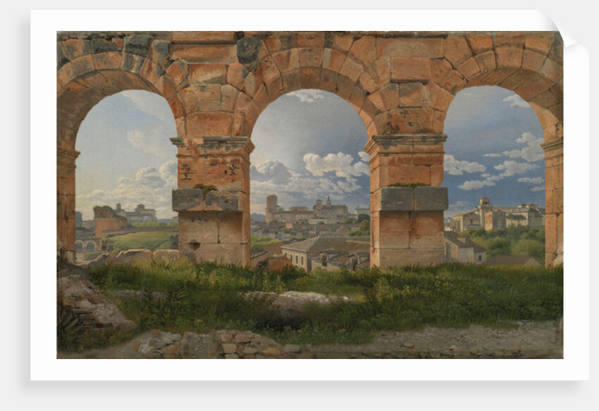 A View through Three of the North-Western Arches of the Third Storey of the Coliseum in Rome, 1815 by Christoffer-Wilhelm Eckersberg