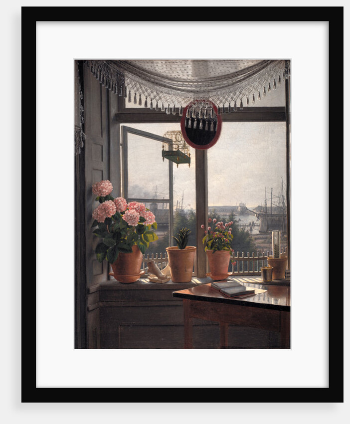 View from the artist's room, c.1825 by Martinus Rorbye
