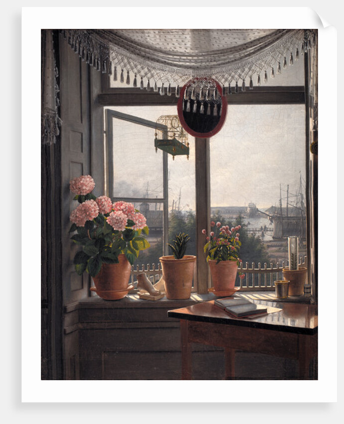 View from the artist's room, c.1825 by Martinus Rorbye
