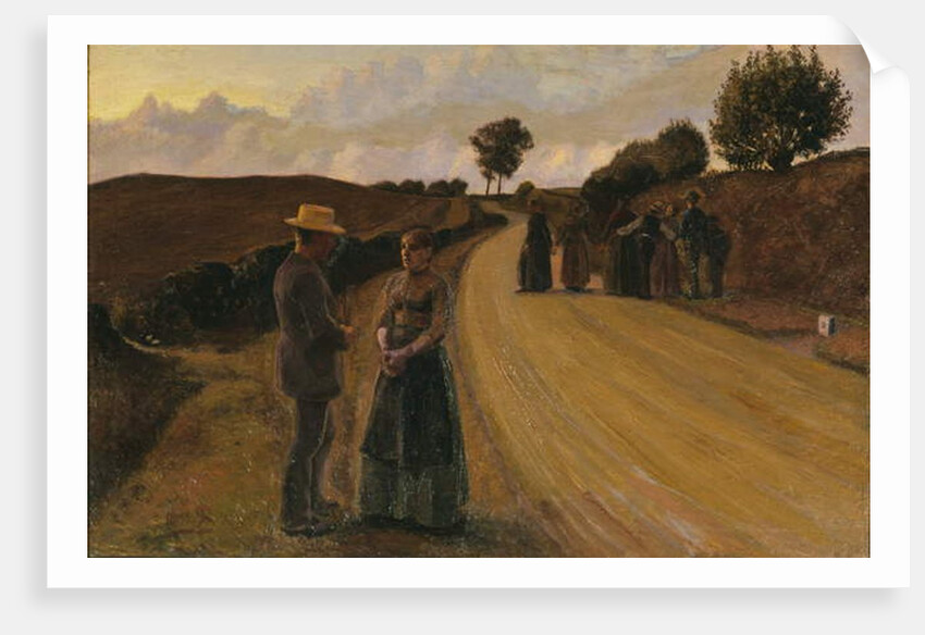 Love Making in the Evening, 1889-91 by Fritz Syberg