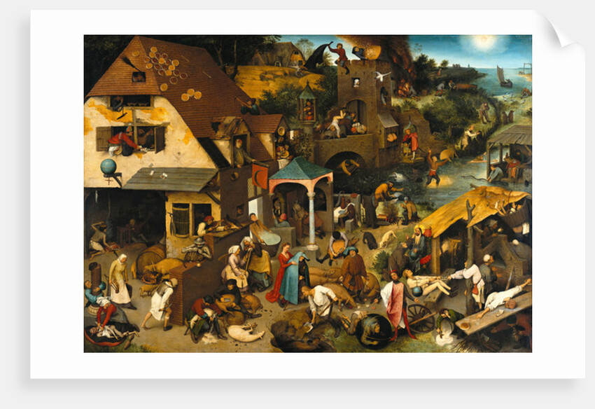 Netherlandish Proverbs, 1559 by Pieter the Elder Bruegel